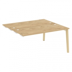 Стол-приставка двойной к опорным элементам Рива ONIX WOOD OW.D.SPR-4.7 Тиквуд Светлый/Светлый