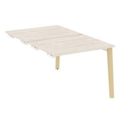 Стол-приставка двойной к опорным элементам Рива ONIX WOOD OW.D.SPR-1.8 Денвер Светлый/Светлый