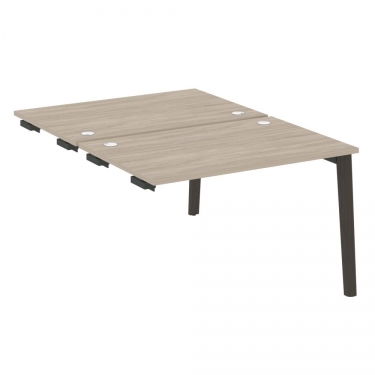 Стол-приставка двойной к опорным элементам Рива ONIX WOOD OW.D.SPR-2.8 Тиквуд Светлый/Темный