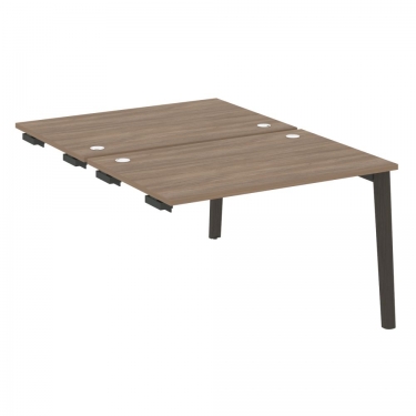 Стол-приставка двойной к опорным элементам Рива ONIX WOOD OW.D.SPR-2.8 Тиквуд Темный/Темный