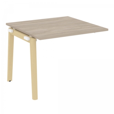 Проходной наборный элемент переговорного стола Рива ONIX WOOD OW.NPRG-1 Дуб Аттик/Светлый