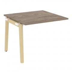 Проходной наборный элемент переговорного стола Рива ONIX WOOD OW.NPRG-1 Тиквуд Темный/Светлый