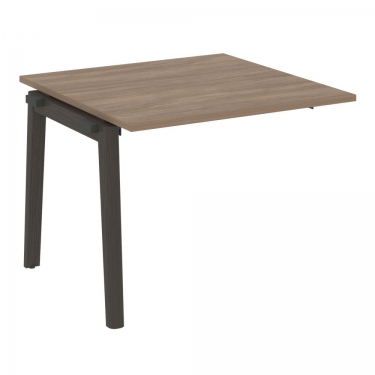 Проходной наборный элемент переговорного стола Рива ONIX WOOD OW.NPRG-1 Тиквуд Темный/Темный