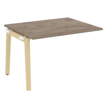 Проходной наборный элемент переговорного стола Рива ONIX WOOD OW.NPRG-2 Тиквуд Темный/Светлый