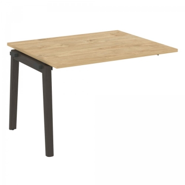 Проходной наборный элемент переговорного стола Рива ONIX WOOD OW.NPRG-2 Тиквуд Светлый/Темный