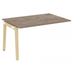 Проходной наборный элемент переговорного стола Рива ONIX WOOD OW.NPRG-3 Тиквуд Темный/Светлый