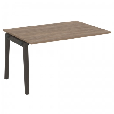 Проходной наборный элемент переговорного стола Рива ONIX WOOD OW.NPRG-3 Тиквуд Темный/Темный