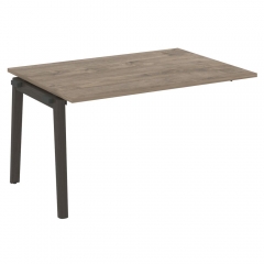 Проходной наборный элемент переговорного стола Рива ONIX WOOD OW.NPRG-3 Тиквуд Темный/Темный