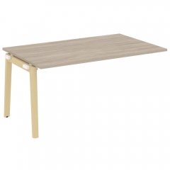 Проходной наборный элемент переговорного стола Рива ONIX WOOD OW.NPRG-4 Тиквуд Светлый/Светлый