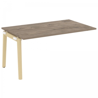 Проходной наборный элемент переговорного стола Рива ONIX WOOD OW.NPRG-4 Тиквуд Темный/Светлый