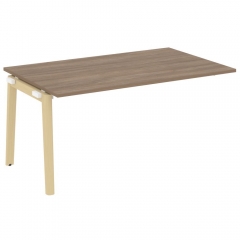 Проходной наборный элемент переговорного стола Рива ONIX WOOD OW.NPRG-4 Тиквуд Темный/Светлый