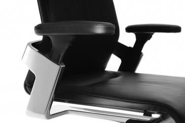 On Эргономичное кресло для руководителя 175/71 leather 74/99 black