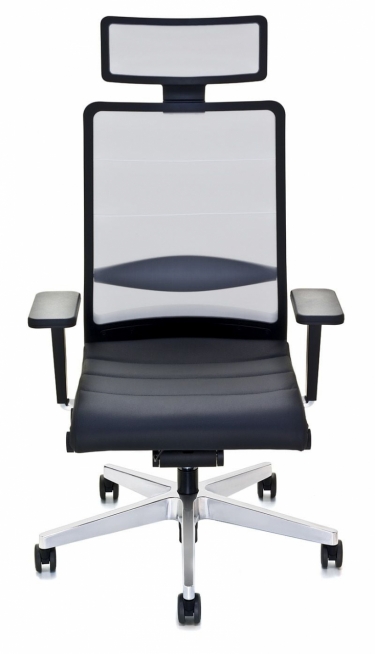 Modus Эргономичное кресло для руководителя 284/81 87/89 dunkel braun frame and armrest cromium-plated