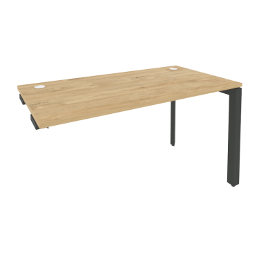 Стол-приставка на П-образном м/к к опорным элементам Рива ONIX O.MP-SPR-3.7 Тиквуд Светлый/Антрацит