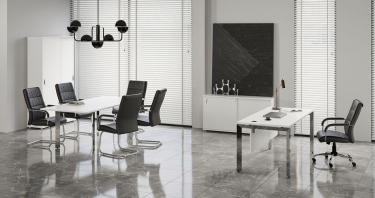 Брифинг-приставка на П-образном м/к Рива ONIX DIRECT LUX M-O.MP-BR-11 Белый бриллиант