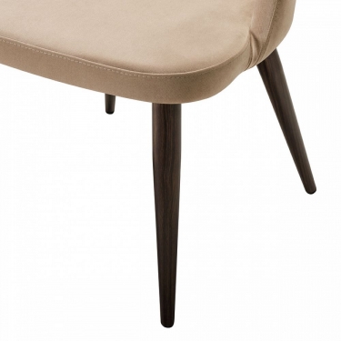 Стул R-home Lars Diag beige/т.орех