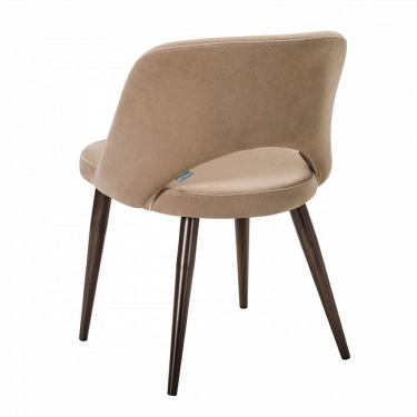 Стул R-home Lars Diag beige/т.орех