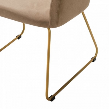 Стул R-home Oscar Diag beige/Линк золото