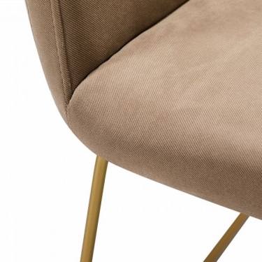 Стул R-home Oscar Diag beige/Линк золото