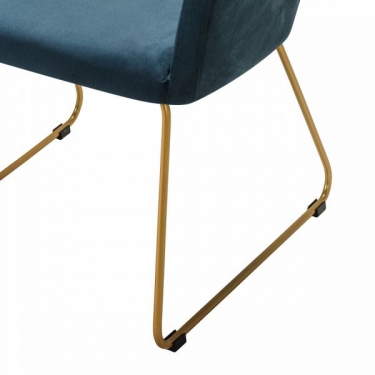 Стул R-home Oscar Diag blue/Линк золото