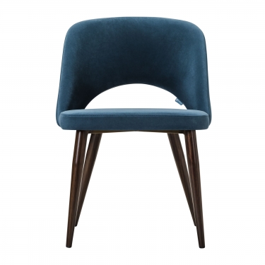 Стул R-home Lars Diag blue/т.орех
