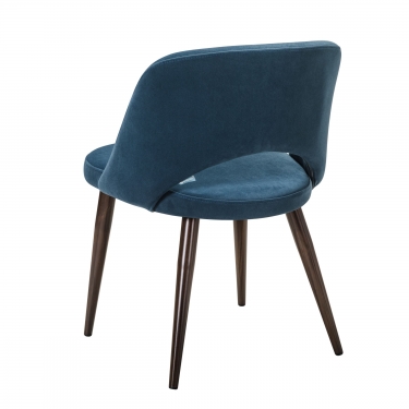 Стул R-home Lars Diag blue/т.орех