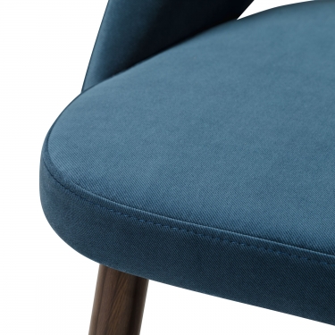 Стул R-home Lars Diag blue/т.орех