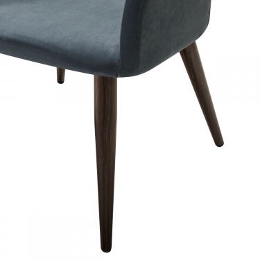 Кресло R-home Oscar Diag grey/т.орех