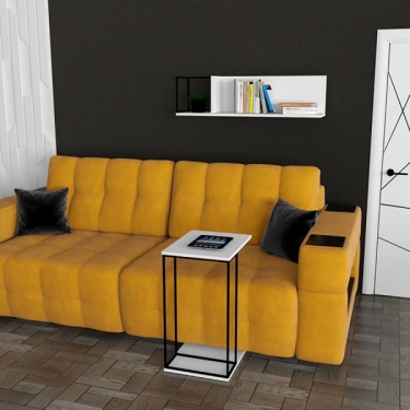 Стол приставной R-home City Lite белый