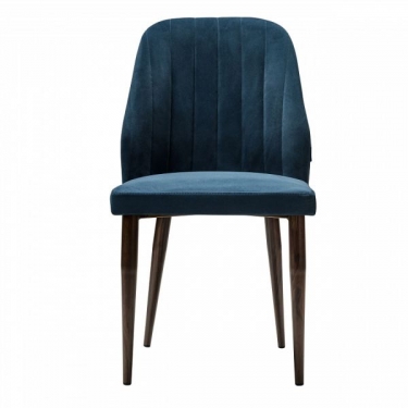 Стул R-home Alen Diag blue/т. орех