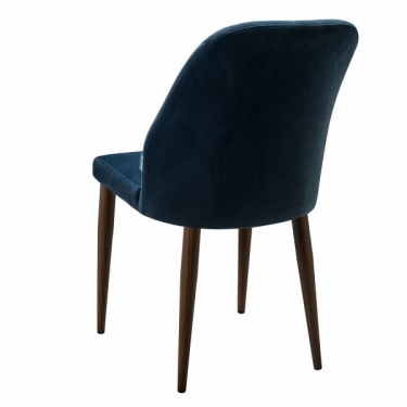 Стул R-home Alen Diag blue/т. орех