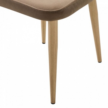 Стул R-home Ledger Diag beige/нат.дуб