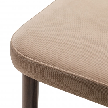 Стул R-home Ledger Diag beige/т. орех