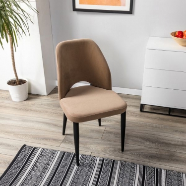 Стул R-home Ledger Diag beige/черный