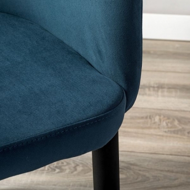 Кресло R-home Ledger К Diag blue/черный