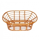 Кресло Tetchair MAMASAN/МАМАСАН 23/02 W /без подушки/ 169х102х80 см, Cognac коньяк