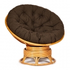 Кресло-качалка Tetchair PAPASAN/ПАПАСАН w 23/01 B /с подушкой/ 115х78х104 см, Honey мед, ткань Коричневый, 3М7-147