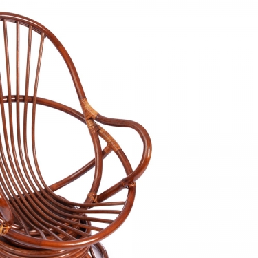 Кресло вращающееся Tetchair FLORES 5005 /без подушки/ Pecan орех