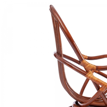 Кресло вращающееся Tetchair FLORES 5005 /без подушки/ Pecan орех
