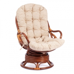 Кресло вращающееся Tetchair FLORES 5005 /без подушки/ Pecan орех