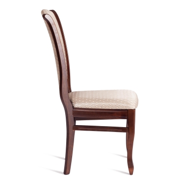 Стул Tetchair VERSAL мягкое сидение бук, 51х48х106 см, Tobacco, жаккард коричневый