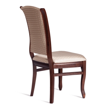 Стул Tetchair VERSAL мягкое сидение бук, 51х48х106 см, Tobacco, жаккард коричневый