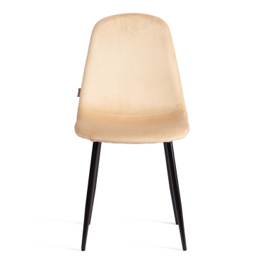 Стул Tetchair BREEZE mod. JSC-58 Велюр/металл , 44 х 53 х 86 см, sandy песочный HLR6 / черный