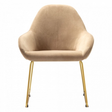Стул R-home Kent Diag beige/Линк золото