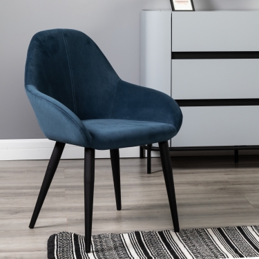 Стул R-home Kent Diag blue/черный