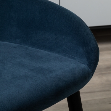 Стул R-home Kent Diag blue/черный