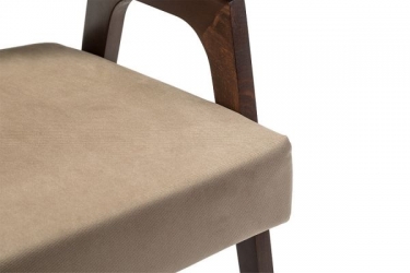 Кресло R-home Baxter Beige/Темный орех