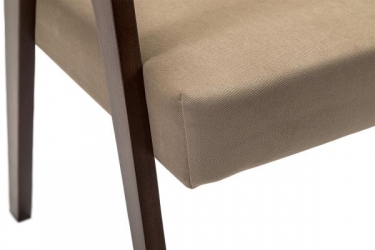 Кресло R-home Baxter Beige/Темный орех