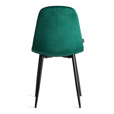 Стул Tetchair BREEZE mod. JSC-58 Велюр/металл , 44 х 53 х 86 см, Green зеленый HLR56 / черный