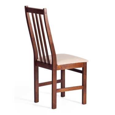 Стул Tetchair SWEDEN комплект NEW, Многослойный березовый шпон, 41х40х99 см, cappuchino/велюр бежевый